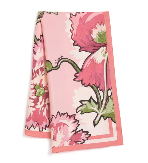 Harrods Silk Floral Scarf